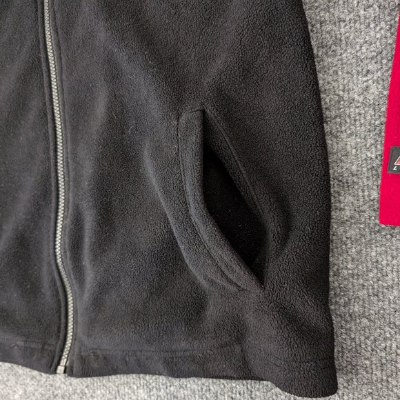 LAUREN RALPH LAUREN Jacket Men's M Red White Black Fleece Zip Track Long‎ Sleeve - Picture 7 of 11